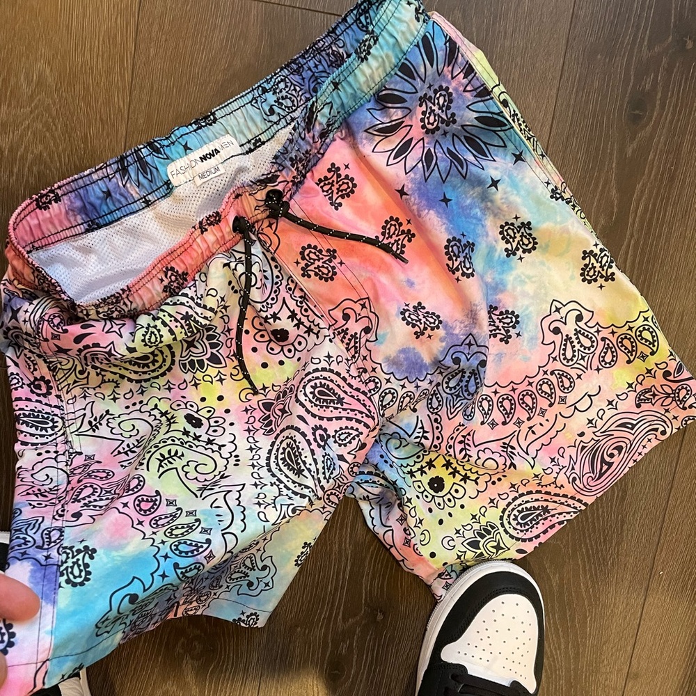 Size medium Swim shorts limited run on these not many made
